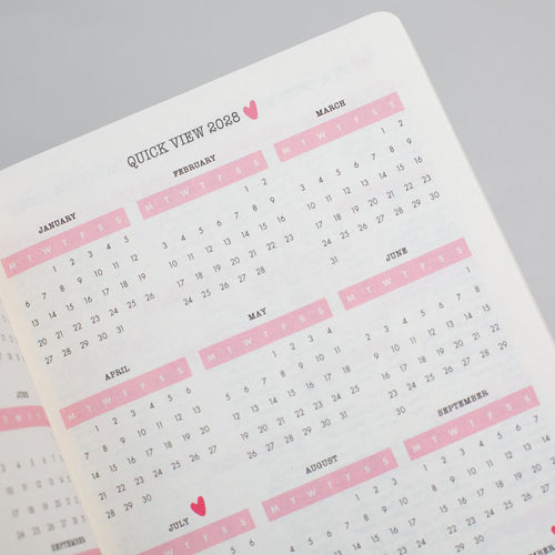 Matilda Moo | 2027 Diary - A5 Weekly Planner | Week-to-View in Mint