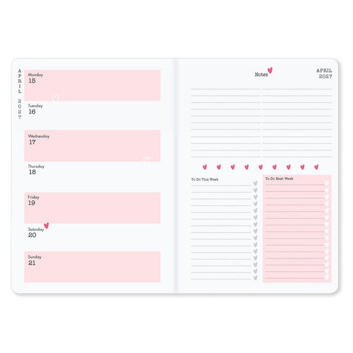 Matilda Moo | 2027 Diary - A5 Weekly Planner | Week-to-View in Mint