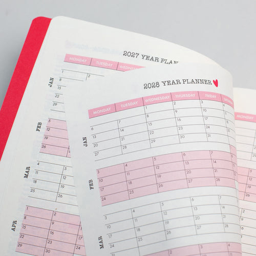 Matilda Moo | 2027 Diary - A5 Weekly Planner | Week-to-View in Mint