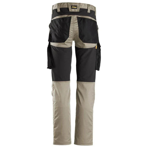 Snickers 6803 AllroundWork, Stretch Trousers without Knee Pockets Khaki