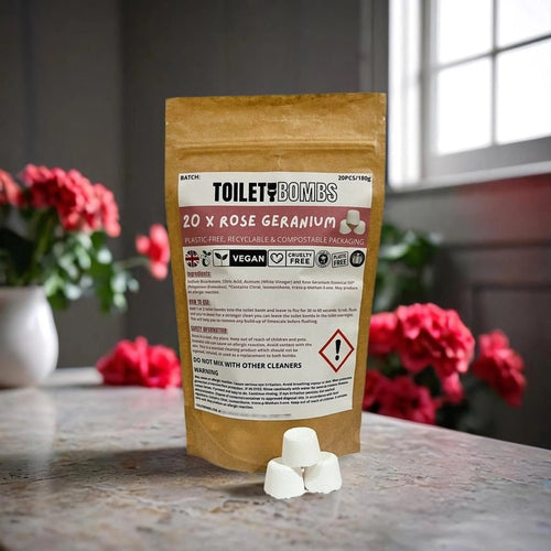 Eco Friendly Toilet Cleaning Bombs - 20 Pack