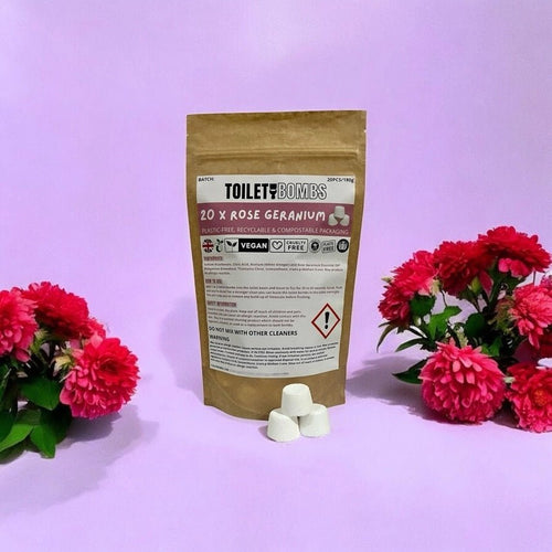 Eco Friendly Toilet Cleaning Bombs - 20 Pack