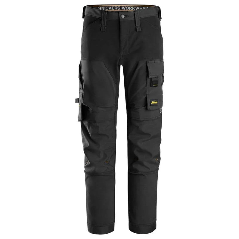 Snickers 6375 AllroundWork 4-way Stretch Trousers Black