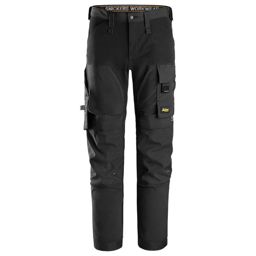 Snickers 6375 AllroundWork 4-way Stretch Trousers Black
