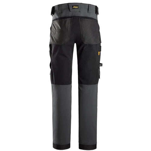 Snickers 6375 AllroundWork 4-way Stretch Trousers Steel Grey 30" Waist, 32" Leg