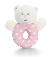 Keel Toys Baby Bear Ring Rattle