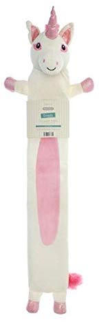 Ivory & Pink Unicorn 3D Cover  2 Litre Fleece Long Hot Water Bottle