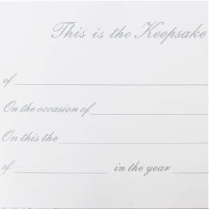 Silver Cross & Heart Christening Guest Book, gift