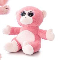 Keel Toys Sparkle Eyes Monkey Pink