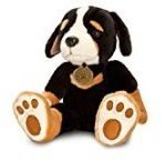 Keel Toys 25cm Forever Puppies Black Puppy