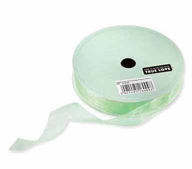 Organza Ribbon Apple Green