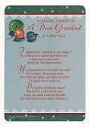 Xpress In Loving Memory Of A Dear Grandad At Christmas Graveside Memorial Card & Holder 5.75" x 4"
