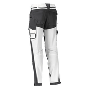 Mascot 22279 Ultimate Stretch Click System Pocket Trousers White / Stone Grey