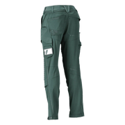 Mascot 22279 Ultimate Stretch Click System Pocket Trousers Forest Green