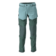 Mascot 22279 Ultimate Stretch Click System Pocket Trousers Light Forest Green / Forest Green
