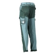 Mascot 22279 Ultimate Stretch Click System Pocket Trousers Light Forest Green / Forest Green