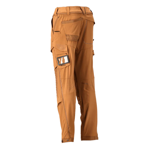 Mascot 22279 Ultimate Stretch Click System Pocket Trousers Nut Brown