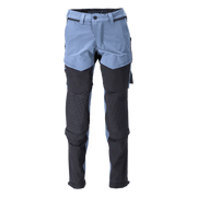 Mascot 22279 Ultimate Stretch Click System Pocket Trousers Stone Blue / Dark Navy