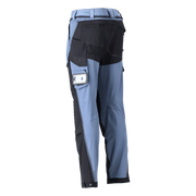 Mascot 22279 Ultimate Stretch Click System Pocket Trousers Stone Blue / Dark Navy