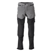 Mascot 22279 Ultimate Stretch Click System Pocket Trousers Stone Grey / Black