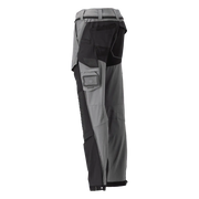 Mascot 22279 Ultimate Stretch Click System Pocket Trousers Stone Grey / Black