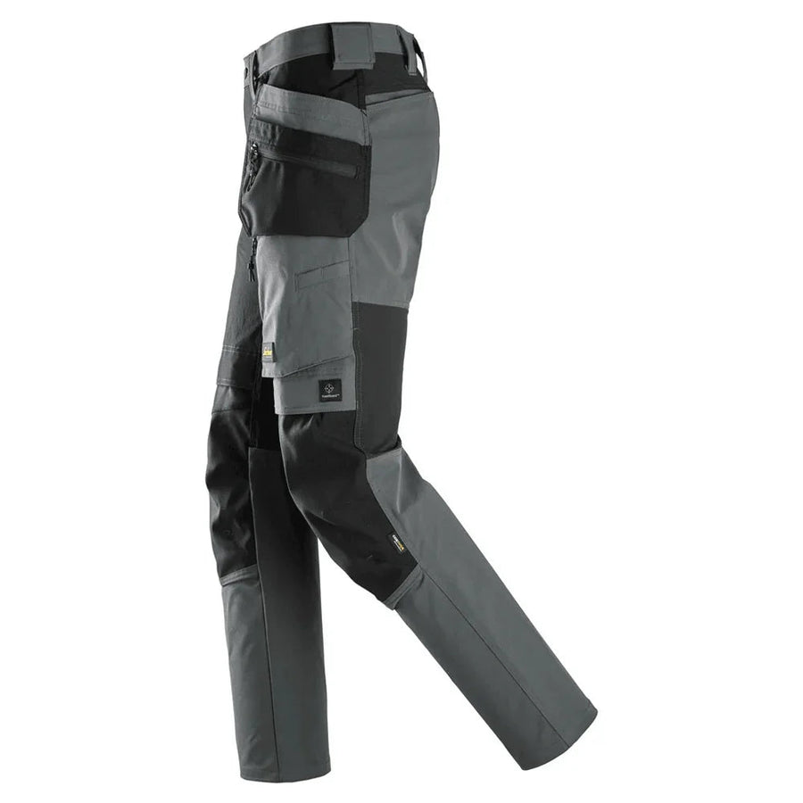 Snickers 6218 AllroundWork Holster Pocket 4-Way Stretch Trousers Steel Grey
