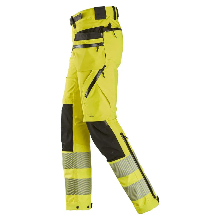 Snickers 6930 H-Vis Detachable Holster Pocket 4-Way Stretch Trousers Class 2