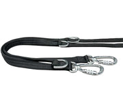 BTactical™ Nylon Frog Clip Dog Training Lead | 2m Anti Tangle - Midnight Black