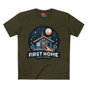 First Home Radio Station Graphic Tee - Celebrate Unity and Nostalgia