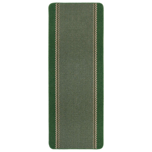 Washable Designer Bordered Green Rug | 116Gr