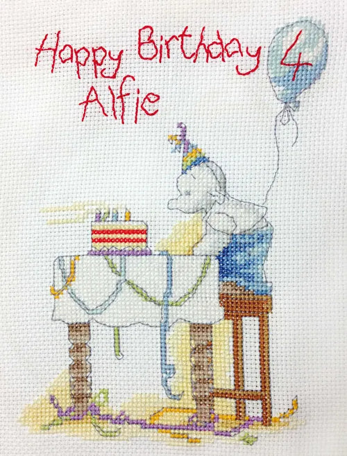 Counted cross stitch kit (BIRTHDAY CANDLES) by Humphrey's Corner
