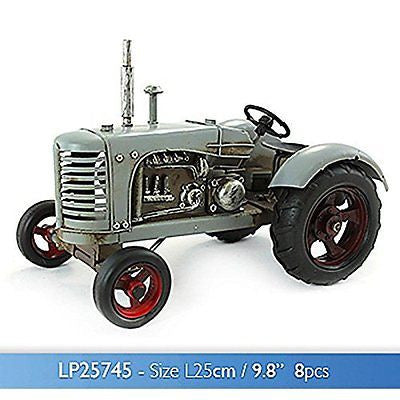 Yesteryear Tin Grey Tractor