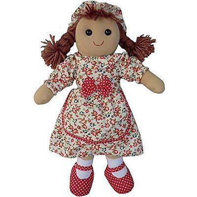Vintage Floral Rag Doll - Handmade - Large 40cms - Powell Craft