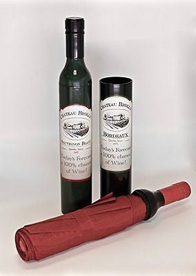 Umbrella - Wine Bottle Folding: Black