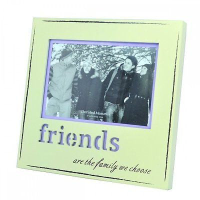 Laser Engraved Frame With Words - Friends
