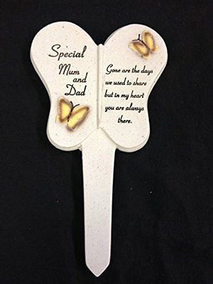 Special Mum Dad &Papillon Garden Memorials Décoration Lampe marque-S'enfoncent d