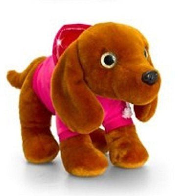 Keel Toys 25cm Wags Sparkle Eye Sausage Dog Soft Toy