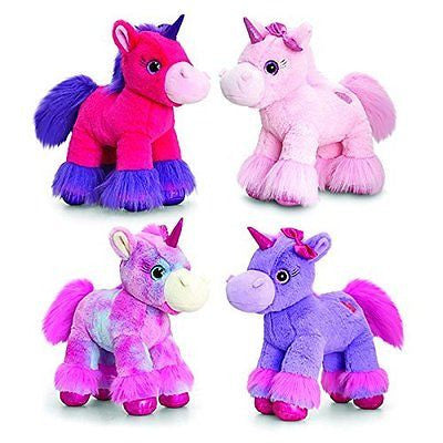 glitter gem with heart unicorn 30cm one sent at random