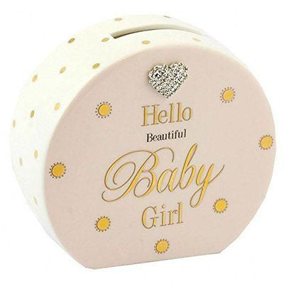 Dotty Ceramic Money Box (Pink)
