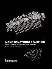 BDi FLORAL VINTAGE comb & hair pin Kit Full Picture Instructions All Mat. Incl.