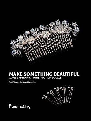 BDi FLORAL VINTAGE comb & hair pin Kit Full Picture Instructions All Mat. Incl.