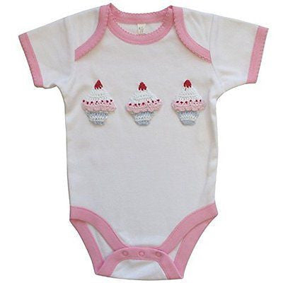 Powell Craft Cupcake Babygrow 0-6 months