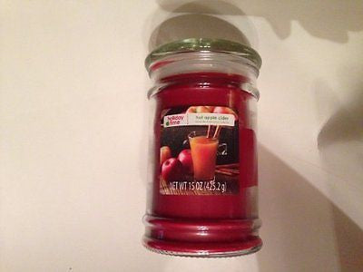Holiday Time Hot Aplle Cider Jar Candle