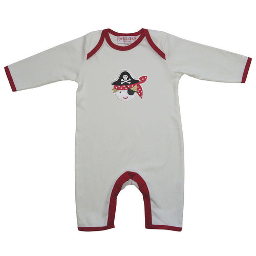 Baby Boy Pirate Powellcraft Soft Cotton Onesie Jumpsuit Romper Boys 0-6