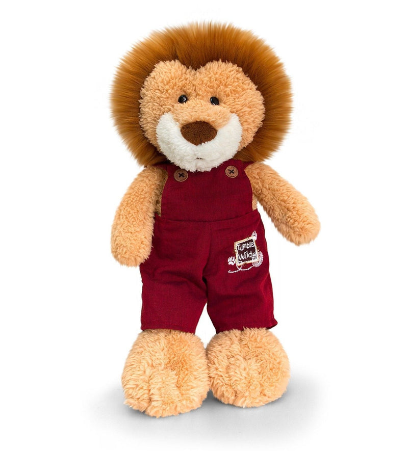 Keel Toys Tumbleweed Wild 20cm Lion W/ Dungarees   kingsley