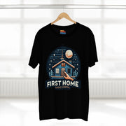 First Home Radio Station Graphic Tee - Celebrate Unity and Nostalgia