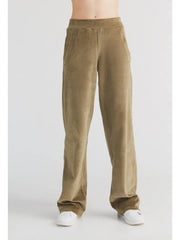 Organic Soft Fleece Straight Cut Sweatpants: Womens