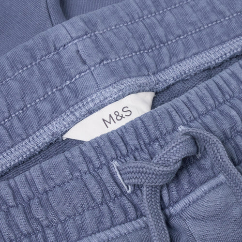 M&S Relaxed Fit Pure Cotton Garment Dye Short