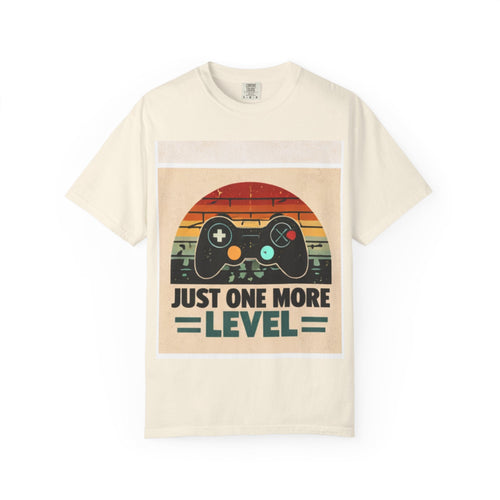 Retro Video Game Controller Just One More Level T-Shirt | Gamer Tee