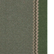 Washable Designer Bordered Green Rug | 116Gr